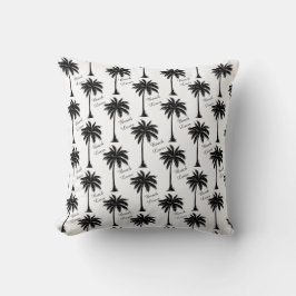 Palm Tree Silhouette Beach Lover Kussen