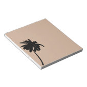 Palm Tree Silhouette Notitieblok (Schuin)