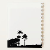 Palm Tree Silhouette Planner (Achterkant)