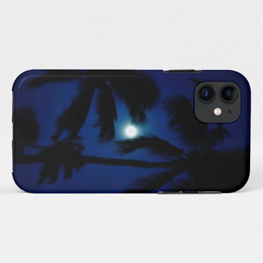 Palm Tree Silhouettes Case-Mate iPhone Case (Achterkant (horizontaal))