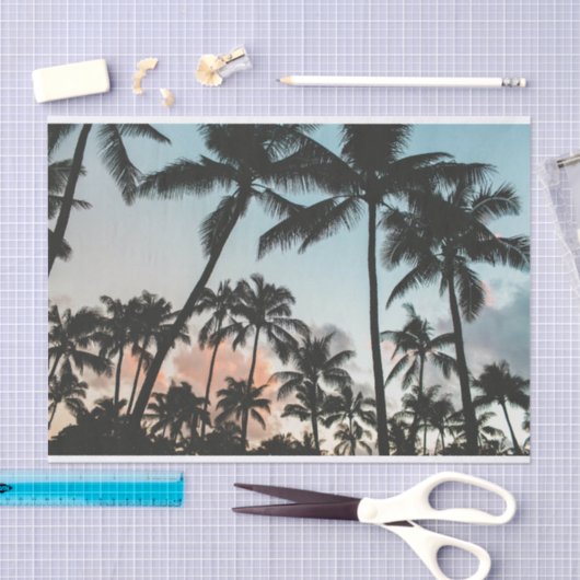 Palm Tree Silhouettes Tissuepapier (Craft)