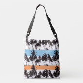 Palm Tree Skyline Cross body tas (Achterkant)