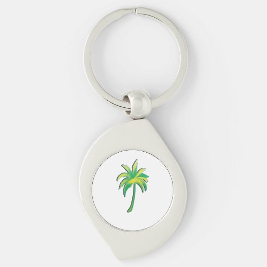 Palm Tree  Sleutelhanger (Voorkant)