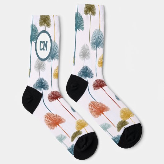 Palm Tree Socks Crew Socks for men or women Sokken (Rechts)