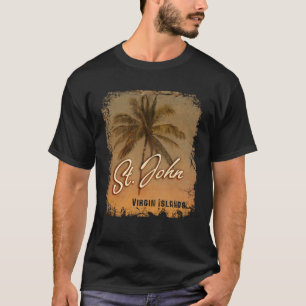 PALM TREE St John Maagdeneilanden T-shirt