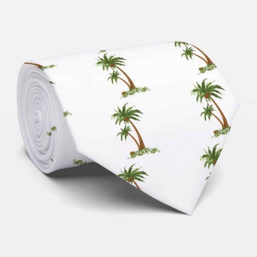 PALM TREE STROPDAS (Opgerold)