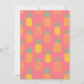 Palm Tree Summer Party-uitnodiging Kaart (Achterkant)