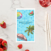 Palm Tree Sun Paraplu Beach Ball Pool Party Servet (Insitu)