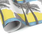 Palm Tree Sunrise Cadeaupapier (Rol Hoek)