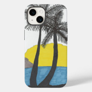 Palm Tree Sunrise Case-Mate iPhone Case