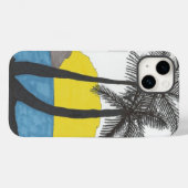 Palm Tree Sunrise Case-Mate iPhone Case (Achterkant (horizontaal))