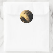 Palm Tree Sunset Dank u sticker (Tas)