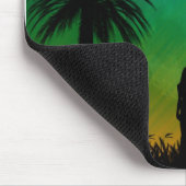 Palm Tree Sunset Mousepad Muismat (Hoek)