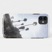 Palm Tree Sunshine Sketch iPhone Case (Achterkant (horizontaal))