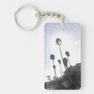 Palm Tree Sunshine Sketch Sleutelhanger
