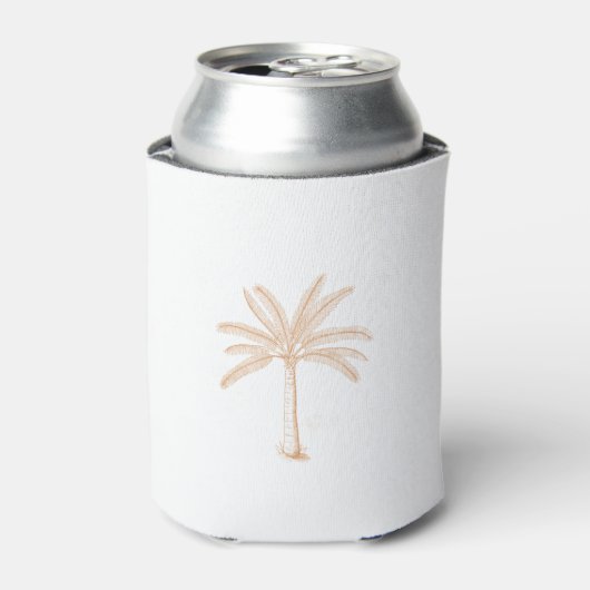 Palm Tree-tan Blikjeskoeler (Blikje Voorkant)