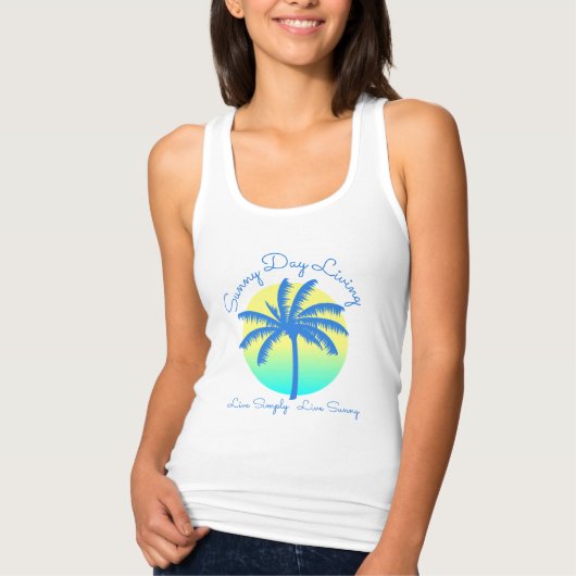 Palm Tree Tank Top (Voorkant)