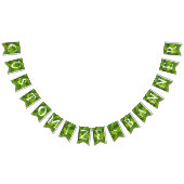 Palm Tree Tropical Party Luau Bunting Banner (Alle)