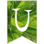 Palm Tree Tropical Party Luau Bunting Banner (Tweede vlag)