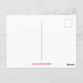 Palm Tree Tropical Thailand Island Bay Briefkaart (Achterkant)