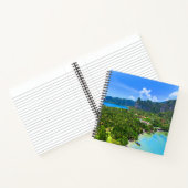 Palm Tree Tropical Thailand Island Bay Notitieboek (Binnen)