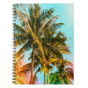 Palm tree - vintage effect style pictures and ligh notitieboek