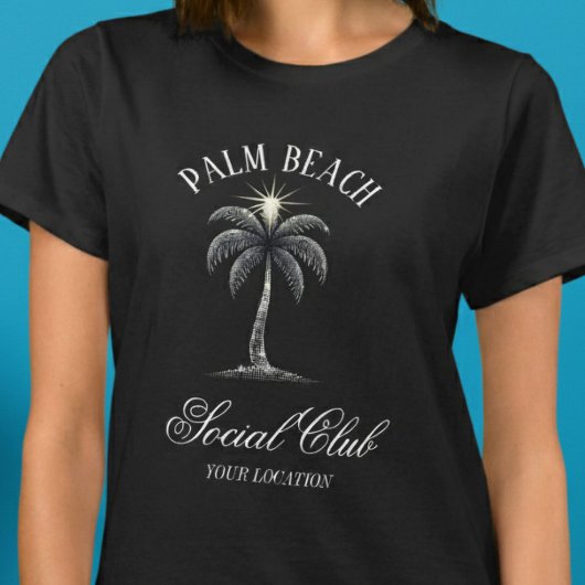 Palm Tree vrijgezellenfeest T-shirt