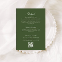  Palm Tree Wedding Details QR Code