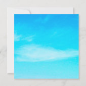 Palm Tree Wedding Invitations Kaart (Achterkant)