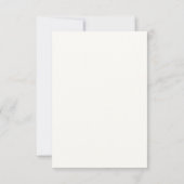 Palm Tree Wedding Response Card RSVP Kaartje (Achterkant)