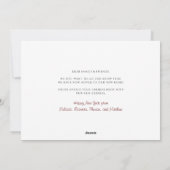 Palm Tree Wijziging van adres Bewegende aankondigi Feestdagenkaart (Achterkant)