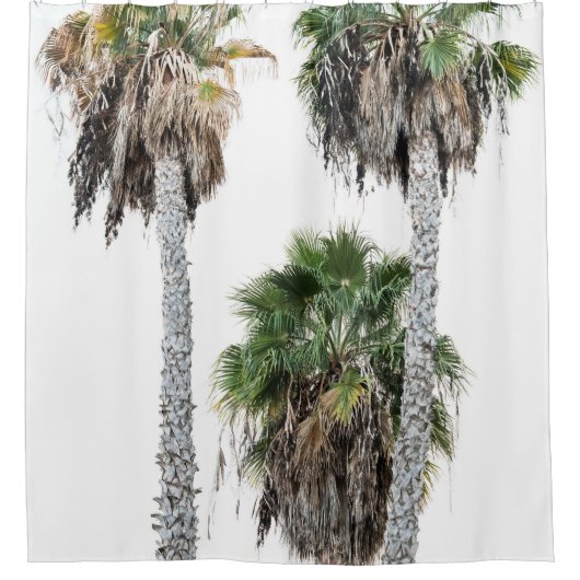 Palm Trees #3 #wall #art Douchegordijn (Voorkant)