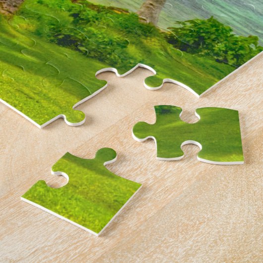 Palm Trees American Samoa.kerstcadeautjes Legpuzzel (Zijkant)