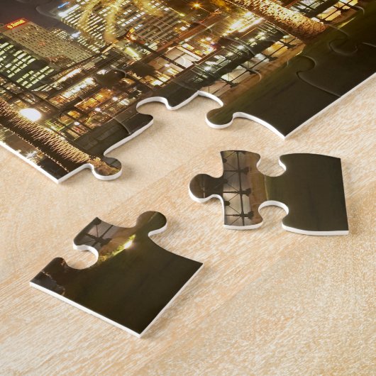 Palm Trees and CBD at Night, Sydney, New South Legpuzzel (Zijkant)