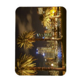 Palm Trees and CBD at Night, Sydney, New South Magneet (Verticaal)