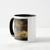 Palm Trees and CBD at Night, Sydney, New South Mok (Voorkant links)