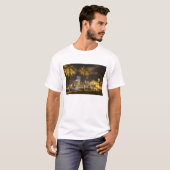 Palm Trees and CBD at Night, Sydney, New South T-shirt (Voorkant volledig)