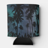 Palm Trees and Starry Night Sky Personalised Blikjeskoeler (Achterkant)