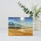 Palm Trees Bali Beach Briefkaart (Staand voorkant)