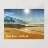 Palm Trees Bali Beach Briefkaart (Voorkant)