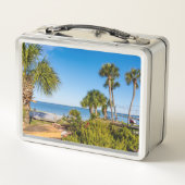 Palm Trees Bayside Ochtend Lunchbox (Achterkant)