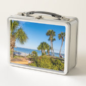 Palm Trees Bayside Ochtend Lunchbox (Voorkant)
