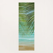 Palm Trees Beach Personalized Yoga Mat (Achterkant)