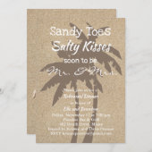 Palm Trees & Beach Sand repetitie diner Kaart (Voorkant / Achterkant)