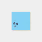 Palm Trees Beach Sky Blue Post-it® Notes (Voorkant)