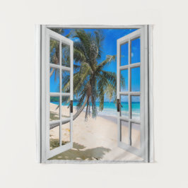 Palm Trees Beach Thleed Wall Hanging Wandkleed