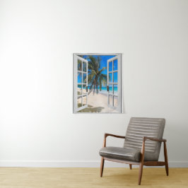 Palm Trees Beach Thleed Wall Hanging Wandkleed