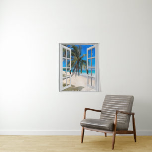 Palm Trees Beach Thleed Wall Hanging Wandkleed