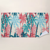 Palm Trees Beach Towel Strandlaken (Voorkant)