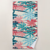 Palm Trees Beach Towel Strandlaken (Voorkant)